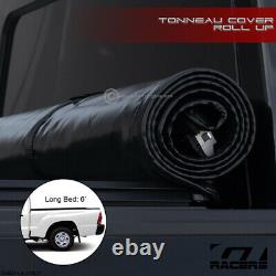 For 2005-2015 Toyota Tacoma 6 Ft 72 Truck Bed Lock & Roll Up Soft Tonneau Cover