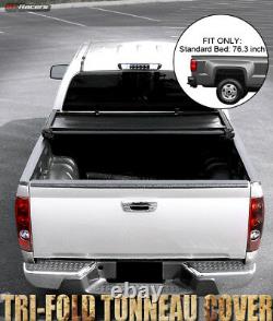 For 2009-2018 Dodge Ram 1500/2500/3500 6.4/6.5' Bed Tri-Fold Soft Tonneau Cover