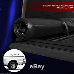 For 2016-2020 Toyota Tacoma 6 Ft (72) Long Bed Lock & Roll Soft Tonneau Cover