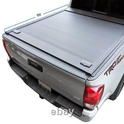For 2016-2021 Tacoma 5ft Bed Tonneau Cover Aluminum Retractable Roll Waterproof