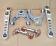 G2 Polished Aluminum Lower Control Arm+ Front Rear Camber Kit For 96-00 Civic Ek