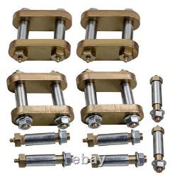 Greasable Shackle Spring Bolt Link Kit for Heavy Duty Tandem Axle Truck Trailer