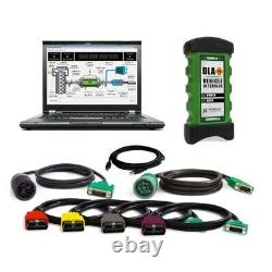 Heavy Duty Diesel Truck Diagnostics Scanner Tool Adapter Kit JPRO DLA+2.0 Laptop