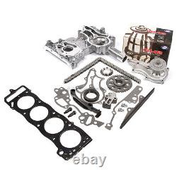Heavy Duty Timing Chain Kit Cover Water Pump Head Gasket Fit 85-95 Toyota 22R