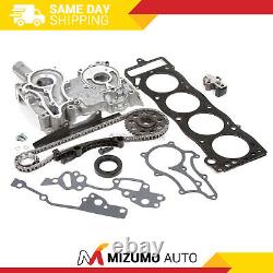 Heavy Duty Timing Chain Kit Cover with MLS Head Gasket Fit 85-95 Toyota 22R 22RE