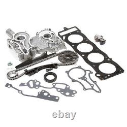 Heavy Duty Timing Chain Kit Cover with MLS Head Gasket Fit 85-95 Toyota 22R 22RE