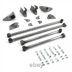 Heavy Duty Triangulated Full Size Universal Four Link Kit with Shock Hardware