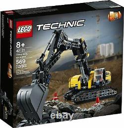 LEGO Technic Heavy-Duty Excavator 42121 Toy Building Kit Playset 569pcs New