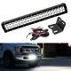 Lower Grille 20 Led Light Bar Kit With Brackets, Relay For 2017-up Ford Superduty