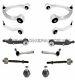 Mercedes W220 S500 S430 Upper Lower Control Arms Ball Joints Suspension Kit 12