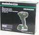 Metabo Wh18dbfl2 Qb 18v Cordless Lithium-ion Brushless Impact Kit New In Box