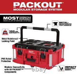 Milwaukee 48-22-84PKIT PACKOUT Heavy Duty Polymer Tool Box Combo Kit