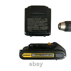 New Dewalt DCD771C2 20-Volt Max Li-ion 1/2-Inch Compact Drill Driver Kit DCD771b