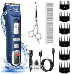 PET CLIPPERS Professional Heavy Duty Trimmer Dog Grooming Kit Thick Hair Trimmer