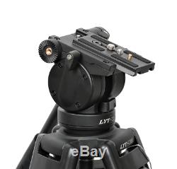 Professional Heavy Duty DV Video Camera Tripod Fluid-Pan Head Kit 1800MM 72 Inch