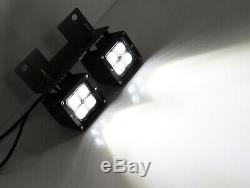 Raptor Style 80W Dual CREE LED Pods withFoglamp Bracket/Wiring For 04-06 Ford F150