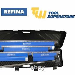 Refina Spatula 5pc Kit SuperSkim Plastering Kit Heavy Duty Carry Case Plus Pole