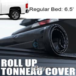Roll-up Soft Tonneau Cover 07-14 Silverado/sierra 6.5 Ft 78 New Body Style Bed