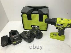 Ryobi P215K1 18-Volt ONE+ Lithium-Ion Cordless 1/2 In. Drill Driver Kit N