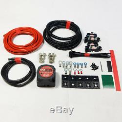 Split Charge Kit Relay 1 mtr 12V 140 amp Voltage Sensitive Heavy Duty 1 Metre