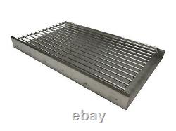 Stainless Steel DIY Brick BBQ Heavy Duty Charcoal Grate & Ash Tray Kit 67cm