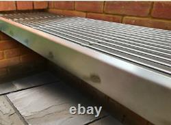 Stainless Steel Heavy Duty DIY Brick Charcoal BBQ Kit Extra Large 112cm x 40cm