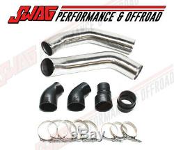 Stainless Steel Polished Intercooler Pipes for 13-18 Ram 6.7 6.7L Cummins Diesel