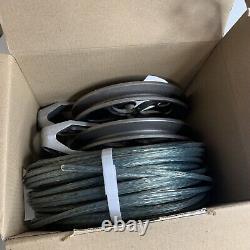 Strata 90238 Heavy Duty Clothesline Kit 90238 6.5 Metal Pulleys PVC Coated