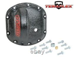 TeraFlex Heavy Duty Front Differential Cover Kit Black For Jeep Dana 30