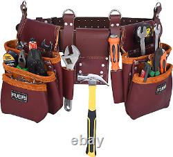 Tool Pouch Framers Combo Tool Belt Tool Kit Heavy Duty Pro Gauge Leather Rig R