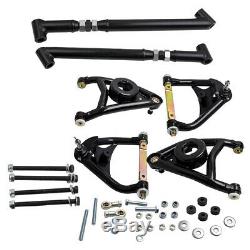 Tubular HD Control Arm for Chevelle 64-72 + Trailing Arm Brace Kit for GM A Body