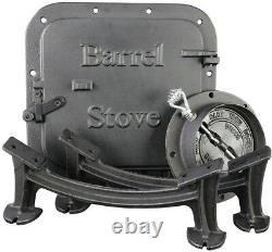 US Stove Barrel Stove Kit Heater Heating Hunting Cabin Barn Workshop BSK1000