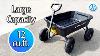 Ultimate Garden Tool Review Gorilla Carts Super Heavy Duty Poly Dump Garden Carts Product Video