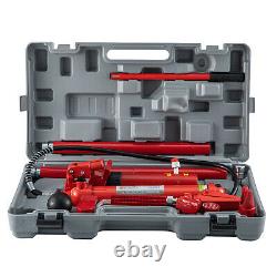 VEVOR 10 Ton Porta Power Hydraulic Jack Auto Body Frame Repair Kit 39cm Lift Ram
