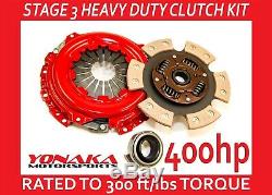 Yonaka Heavy Duty B Series Performance Clutch Set Kit Stage 3 400hp Honda Civic