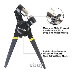 ZONGLAN Grommet Tool Kit Pliers Handhold Eyelet Kit Heavy Duty Eyelet Grommet Ma