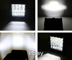 100w Led Hybride-beam Pods Withfoglight Emplacement Support / Câblage Pour 11-16 F250 F350