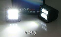 Blanc 24w Led Avec Pods Foglight Support / Câblages Pour 08-10 Ford F250 F350 F450 Sd