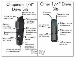 Chapman Mfg Maître Kit 5575 American Made 64 Partie Tournevis À Cliquet Mini