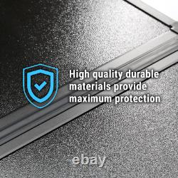 Couvercle Dur Quad Fold Tonneau Pour 2016-2021 Tacoma 5ft Bed Waterproof Aluminium