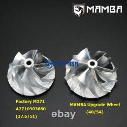 Kit de mise à niveau turbo MAMBA Heavy Duty (40/54) CW + 43mm TW / Mercedes M274 300HP