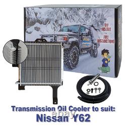 Kit de refroidisseur d'huile de transmission double de service intensif pour Nissan Patrol Y62 7 vitesses