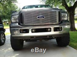 Led 40w Avec Pods Foglight Support / Câblages Pour 05-07 Ford F250 F350 F450 Excursion