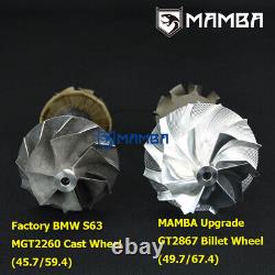Mamba 9-6 Kit De Réparation De Roue De Revalorisation De Turbo Lourd / Bmw S63 M5 Mgt2867 +300hp