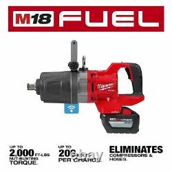 Milwaukee 2868-22hd M18 Fuel 1 D-handle Kit De Clé D'impact Avec(2) Piles 12ah