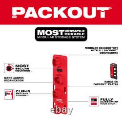 Milwaukee 48-22-84BHK Packout Kit de plaque de montage pour perceuse/batterie de service lourd