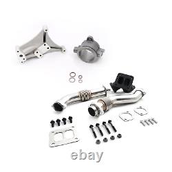 Non-ebp Turbo Pedestal Housing Bellowed Up Pipes For 94-97 Ford 7.3l Powerstroke