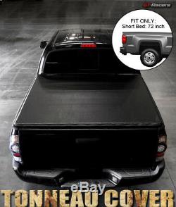 Pour 1994-2003 Chevy S10 / Gmc Sonoma S15 6 Ft 72 Bed Snap-on Vinyle Tonneau Cover