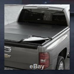 Pour 2009 / 2010-2018 Dodge Ram 1500/2500 6.4' 76 Bed Snap-on Vinyle Tonneau Cover