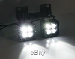 Raptor Style 80w Double Led Cree Pods Withfoglamp Support / Câblage Pour 04-06 Ford F150